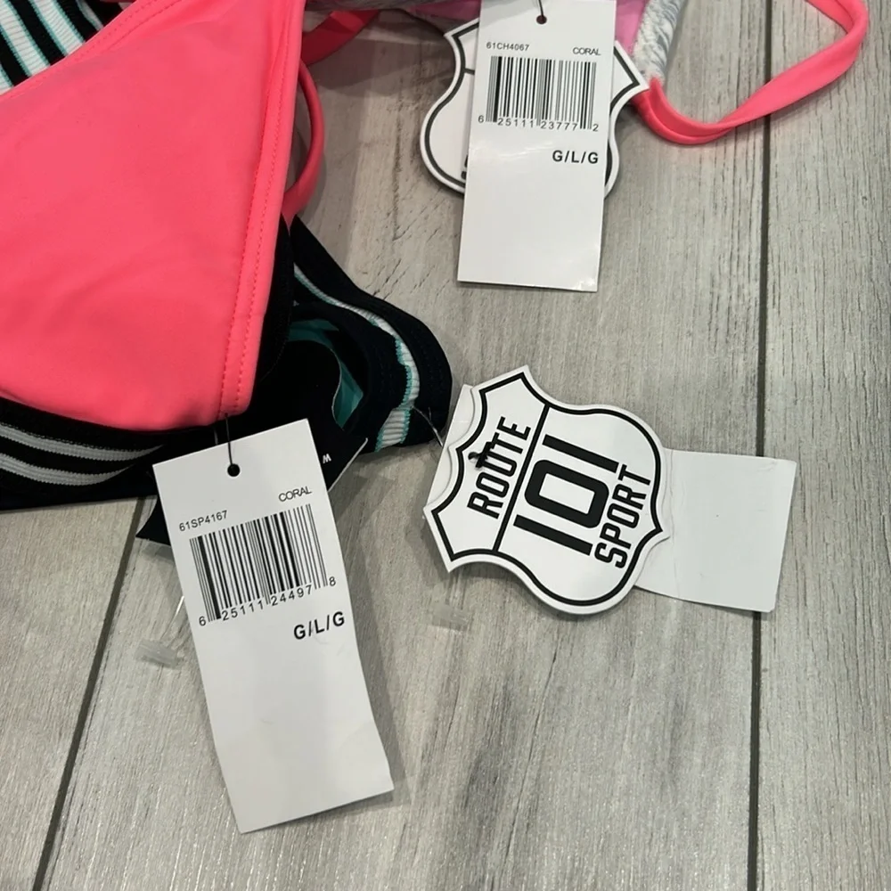Route 101 sport 3 piece bikini bundle size Large